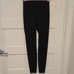 OQQ Black High-Waisted Shapewear Leggings Active Yoga